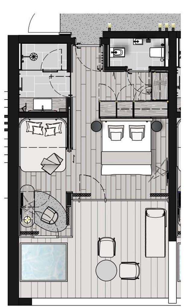 Pianimetria Sunset Suite Whirlpool