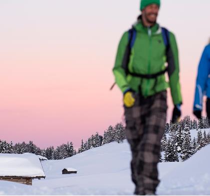 Escursione invernale di sera